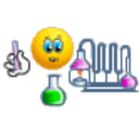 Chemist — cartoon emoji for Slack & Discord
