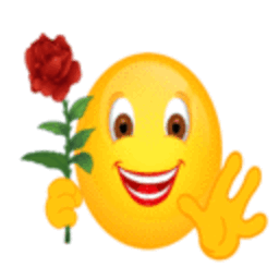Flower For You — smile emoji for Slack & Discord (Discord)
