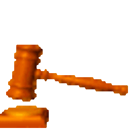 Gavel Orange — symbol emoji for Slack & Discord (Discord)