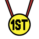 Gold Medal 1st Place — award emoji for Slack & Discord