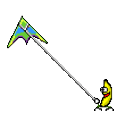 Banana Kite — cartoon emoji for Slack & Discord (Discord)