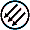 Three Arrows 2 — arrow emoji for Slack & Discord