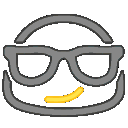 Neon Sunglasses — face emoji for Slack & Discord