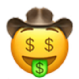 Greedy Cowboy — funny emoji for Slack & Discord (Discord)