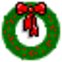 Xmas Wreath — green emoji for Slack & Discord