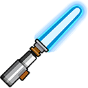 Bluelightsaber — blue emoji for Slack & Discord