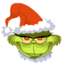 Grinch 3 — cartoon emoji for Slack & Discord