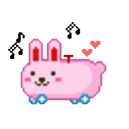 Bunny Car — cartoon emoji for Slack & Discord (Discord)