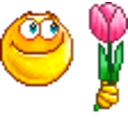 Smell Tulip — cartoon emoji for Slack & Discord