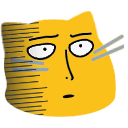 Meow Saitama — cartoon emoji for Slack & Discord