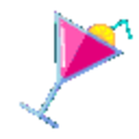 Pink Cocktail — drink emoji for Slack & Discord