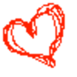 Scribble Heart Rainbow — heart emoji for Slack & Discord (Discord)