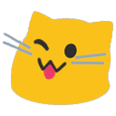 Meow Winktongue — cartoon emoji for Slack & Discord
