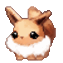 Eevee Blink — cartoon emoji for Slack & Discord