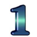 Shiny Number One — symbol emoji for Slack & Discord