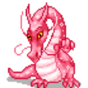 Dragon Pink — cartoon emoji for Slack & Discord