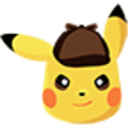 Detective Pikachu 2 — cartoon emoji for Slack & Discord