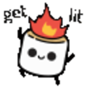 Get Lit — party emoji for Slack & Discord