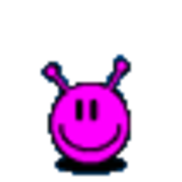 Purple Alien — cartoon emoji for Slack & Discord (Discord)