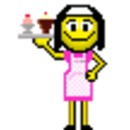 Waitress — pixel-art emoji for Slack & Discord (Discord)