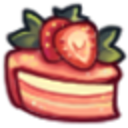Strawberry Cake Slice — dessert emoji for Slack & Discord