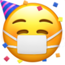 Party With Mask — happy emoji for Slack & Discord
