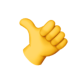 75 Percent Thumb — thumbs-up emoji for Slack & Discord (Discord)