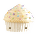 White Cupcake — cupcake emoji for Slack & Discord