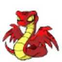 Red Dragon — cartoon emoji for Slack & Discord