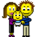 Baby Pooping — cartoon emoji for Slack & Discord