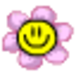 Smiley Flower Pink — cute emoji for Slack & Discord (Discord)