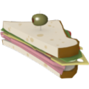 Sandwich Half — food emoji for Slack & Discord