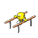 Gymnastics 4 — cartoon emoji for Slack & Discord