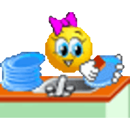 Doing Dishes — cartoon emoji for Slack & Discord (Discord)