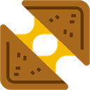 Grilled Cheese 2 — food emoji for Slack & Discord