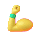 Lowkeyflex — cartoon emoji for Slack & Discord