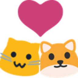 Meow Catdoggocouple — cartoon emoji for Slack & Discord (Discord)