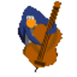 Penguin Guitar — cartoon emoji for Slack & Discord (Discord)