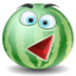 Watermelon Face — cartoon emoji for Slack & Discord (Discord)