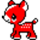 Red Dear — cartoon emoji for Slack & Discord