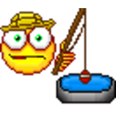 Fishing — cartoon emoji for Slack & Discord