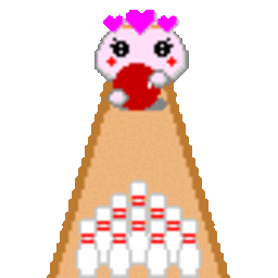 Pinkkao Bowling — cartoon emoji for Slack & Discord (Discord)