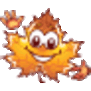 Leaf Wave — cartoon emoji for Slack & Discord