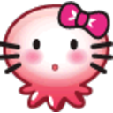 Hellokitty Octopus — cartoon emoji for Slack & Discord