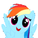 Mylittlepony Excited — cute emoji for Slack & Discord