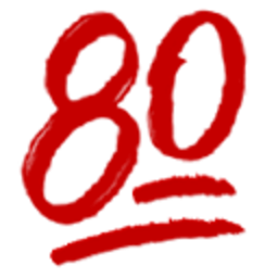 100 Points Red — red emoji for Slack & Discord (Discord)