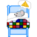 Mouse Sleeping — cute emoji for Slack & Discord