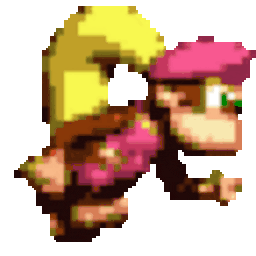Dixie Kong — cartoon emoji for Slack & Discord (Discord)