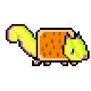 Nyan Squirrel — cartoon emoji for Slack & Discord