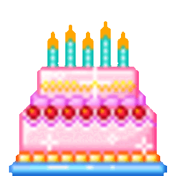 Birthday Cake — cartoon emoji for Slack & Discord (Discord)